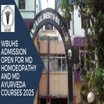 WBUHS Admission Open For MD Homoeopathy And MD Ayurveda Courses 2025